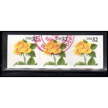 Used 3054 32c Yellow Rose Very Fine PNC 4455/3 PA3687