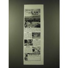 1955 El Paso Texas Ad - There's more fun under winter's sun