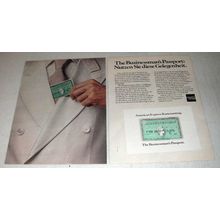 1977 American Express Credit Card Ad - in German