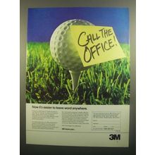 1984 3M Post-it Notes Ad - Leave Word Anywhere