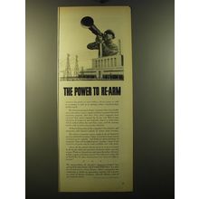 1950 Electric Light and Power Companies Ad - The power to re-arm