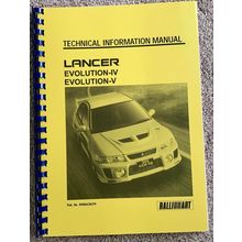 Mitsubishi Lancer Evo IV And V Technical Information Manual 1998 N9806CNCP9