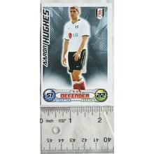 2008/09 Topps Match Attax Trading Card - Aaron Hughes, Fulham FC