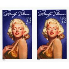 2967a, MNH 32¢ Marilyn Monroe Imperforate Pair ERROR Stamps - Stuart Katz