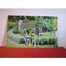 VILLAGE CHURCH, MODEL VILLAGE, GREAT YARMOUTH, NORFOLK unused postcard =