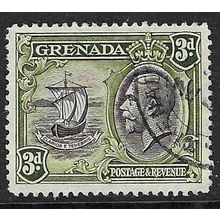 GRENADA 1934 GV WMK MULT SCRIPT CA 3d USED SG140