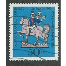BERLIN -1969 50pf + 25 'HUMANITARIAN RELEIF FUNDS' FINE USED (EBID44-729)