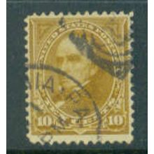 Used 283 10c Daniel Webster Just Clears M05397