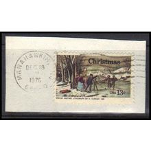 Used 1703 13c Winter Scene Manahawkin, NJ. E0783