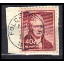 Used 1050 40c John Marshall Folcroft, PA. E1311