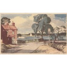 Ranworth Broad Norfolk Local Artist Watercolour Jarrolds Antique Postcard