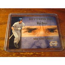1996 Summit, Hitters Inc, #'d 1210/4000, WADE BOGGS, Yankees, #7