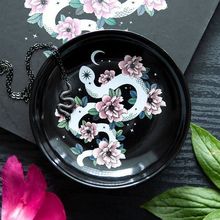 Trinket Dish - Floral Snake Trinket Dish