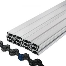 Spring Wire and Lock Channel,6.56ft Spring Lock & U-Channel Bundle for Green...
