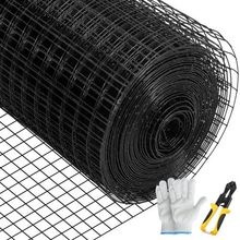 Hardware Cloth, 48" x 50' & 1"x1" Mesh Size, Galvanized Steel Vinyl Coated 1...