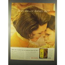 1964 Miss Clairol Ad - Does She or Doesn't She?