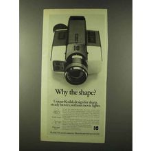 1973 Kodak XL Movie Cameras Ad - Why the Shape?