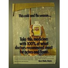 1979 Bayer Aspirin Ad - This Cold and Flu Season