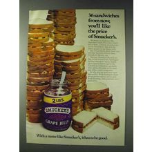 1978 Smucker's Grape Jelly Ad - You'll Like Price