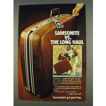 1978 Samsonite Cartwheels luggage Ad - The Long Haul