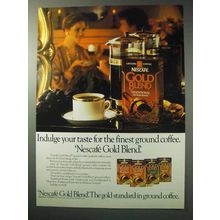 1986 Nescafe Gold Blend Coffee Ad - Taste for Finest