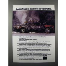 1989 Aetna Insurance Ad - Don't Buy a Used Car