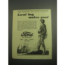 1948 Ford Cars Ad - Local boy makes good