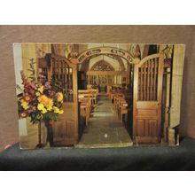 ST. MARY'S CHURCH, CERNE ABBAS, DORSET unused vintage postcard Morris Benjamin =