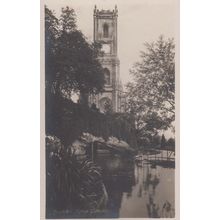 Neuchatel Church Water Riverside View Antique Sweden Postcard