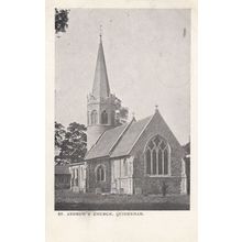 Quidenham Church Norfolk Antique Postcard