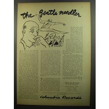 1952 Columbia Records Ad - The gentle needler