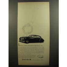 1952 Jaguar Car Ad - America's most preferred imported car
