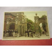 ENTRANCE, THE COLLEGE, MARLBOROUGH, WILTSHIRE unused vintage postcard #