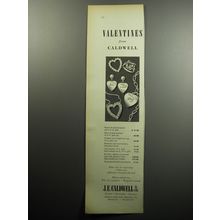 1956 J.E. Caldwell Jewelry Advertisement - Valentines from Caldwell
