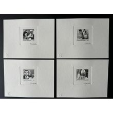 Guiné Bissau 2003 Mi. 2420 - 2437 Epreuve d'Artiste Copernic John Paul II BLACK