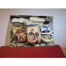 DAVID HART STUDIO POTTERY, JINNEY RING CRAFT CENTRE BROMSGROVE advertisin card =