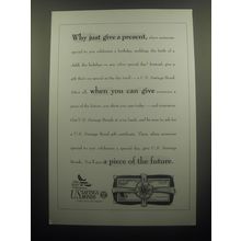 1994 U.S. Savings Bonds Advertisement - Why just give a present