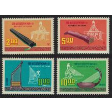 Taiwan Chinese Musical Instruments 4v 1976 MNH SG#1093-1096
