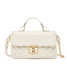 Genuine Leather Women Tote Bag Shoulder Bags White