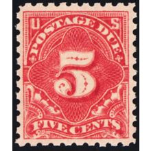 J55, Mint VF NH 5¢ - Postage Due Stamp - Stuart Katz