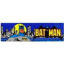 BATMAN ' BLUE ' BUMPER STICKER (1982)