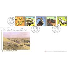 Christopher Timothy Farm Animals Rare Buckingham Hand Signed FDC