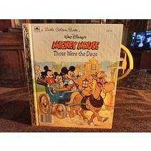 Little Golden Book Mickey Mouse Those Were The Days By Mary Carey VF 8.0 1988