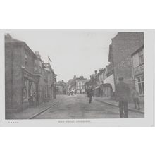 Animated High Street Lyndhurst Hampshire Postcard (QHAM178)