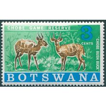 Botswana 1967 3c Bushbuck SG238 MNH