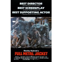 Full Metal Jacket (1987)_2 Movie Film Poster Canvas iconic design