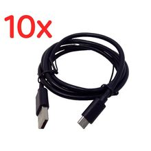 LOT OF 10 Zebra CBL-MPV-USB1-05 USB Cable 3.8ft (Type A 2.0 to Type C)