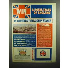 1969 Gorton's English Style Fish & Chips Ad - Royal