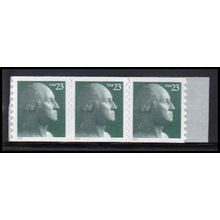 3617 23c George Washington Very Fine MNH Strip of 3 PA3849