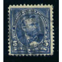 Used 281 5c Ulysses S. Grant Barely Clears M05018